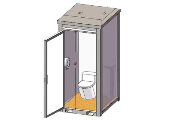 Portable Toilet With 110V Sink - Image 10