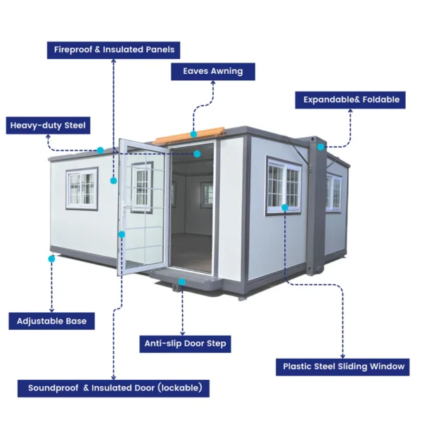 Tiny Home 15ft x 20ft Expandable Prebuilt Home - Image 12
